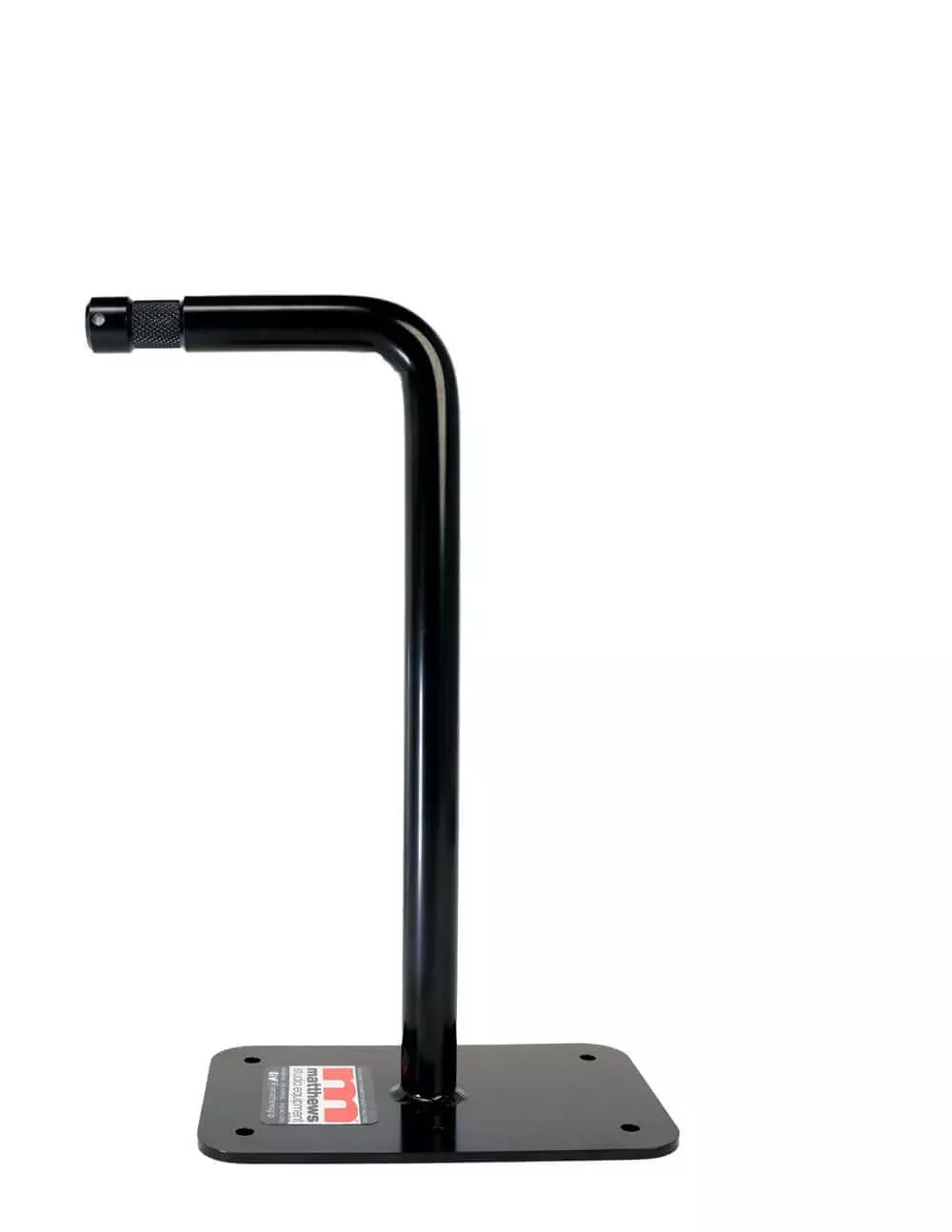 Black Hyper-Chrome Right Angle Baby Plate
