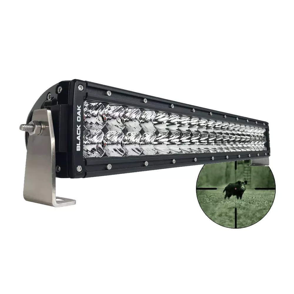 Black Oak Pro Series Double Row Combo Infrared 20" 940nm Light Bar - Black[20IR-940]