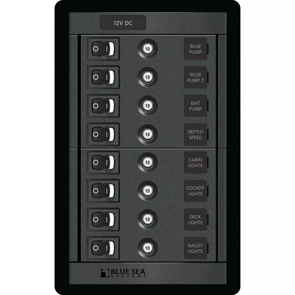 Blue Sea 1457 8 Position Switch CLB Vertical | 1457