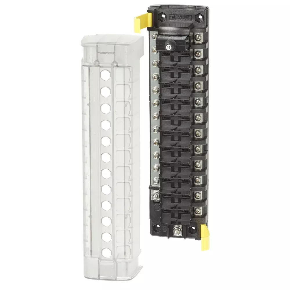 Blue Sea 5054 ST CLB Circuit Breaker Block - 12 Position w /Negative Bus [5054]