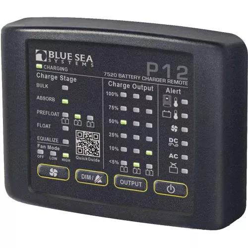 Blue Sea 7520 P12 LED Remote f /Battery Chargers [7520]