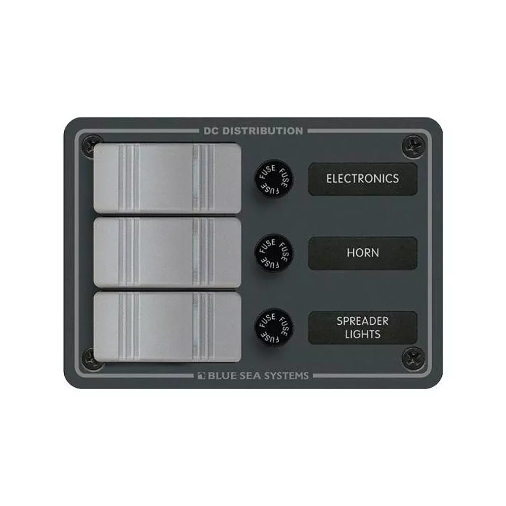 Blue Sea 8054 Slate Grey - 3 Position - Vertical [8054]