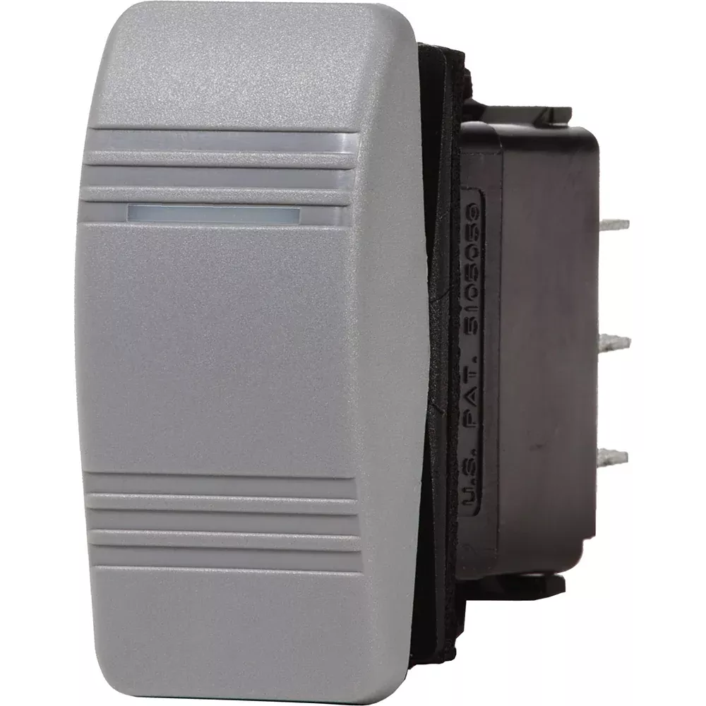 Blue Sea 8233 Water Resistant Contura III Switch - (ON)-OFF-ON - Grey [8233]