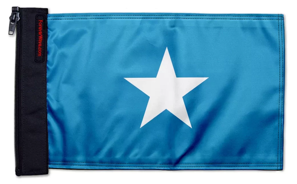 Bonnie Blue 12"x18" Forever Wave Flag for Jeep Wrangler TJ 1996-2006