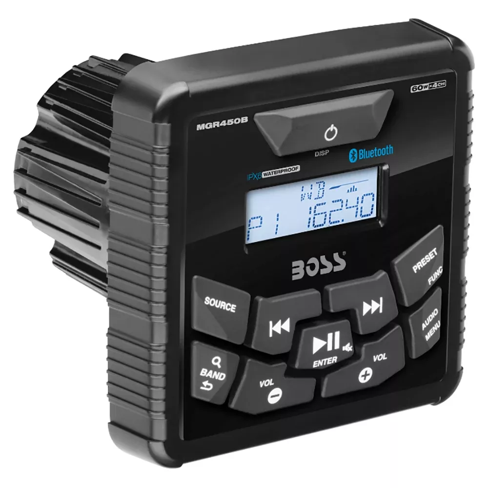 Boss Audio MGR450B Marine Stereo w /AM /FM /BT [MGR450B]