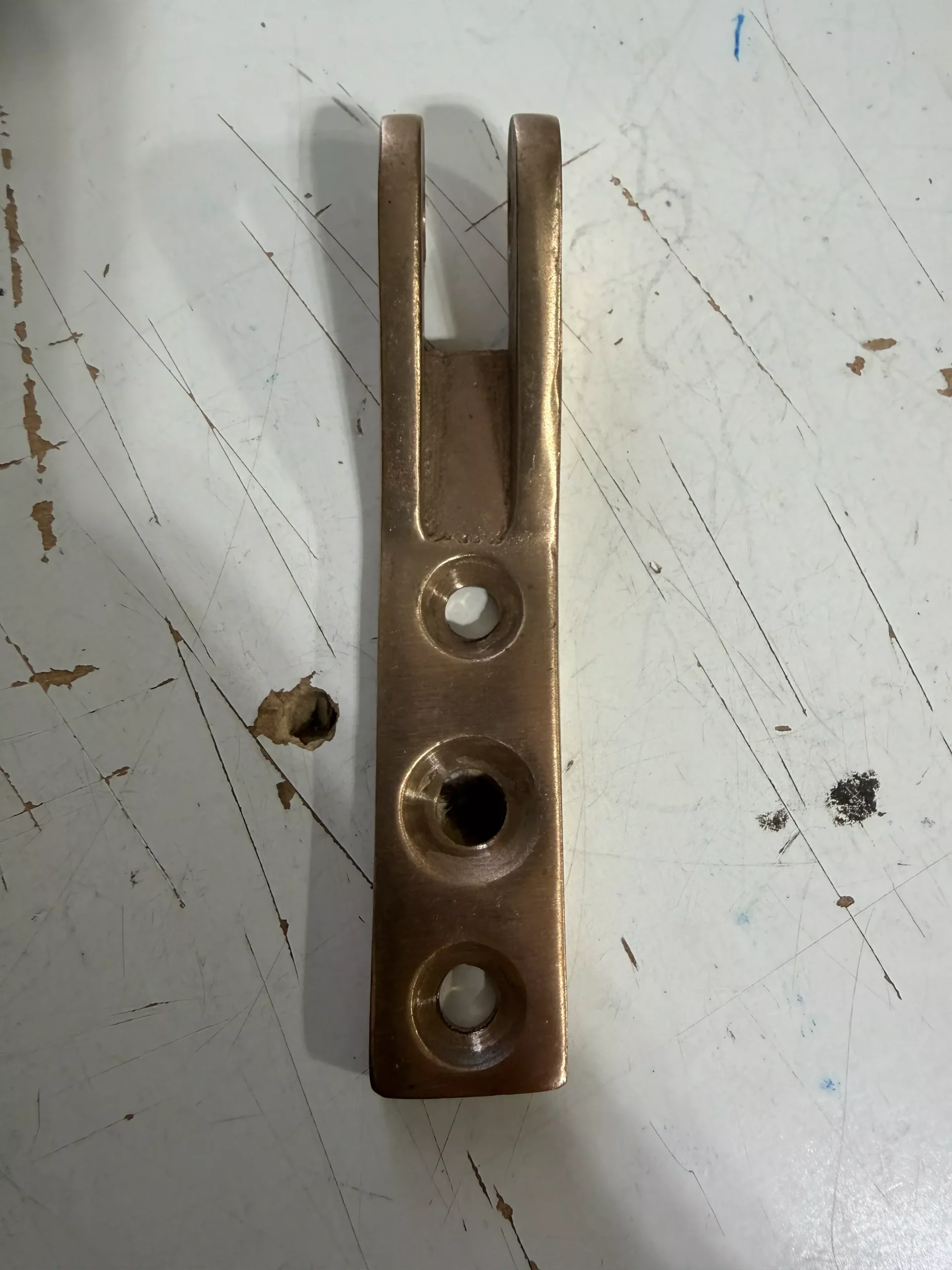 Bronze Squared Tang - 3/8" Width x 5/16" Pin