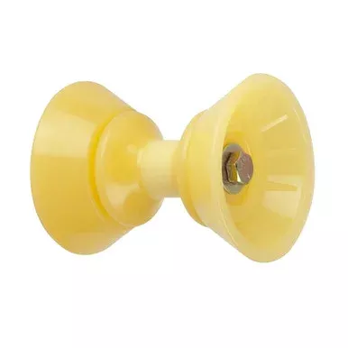 C.E. Smith 3" Bow Bell Roller Assembly - Yellow TPR | 29300