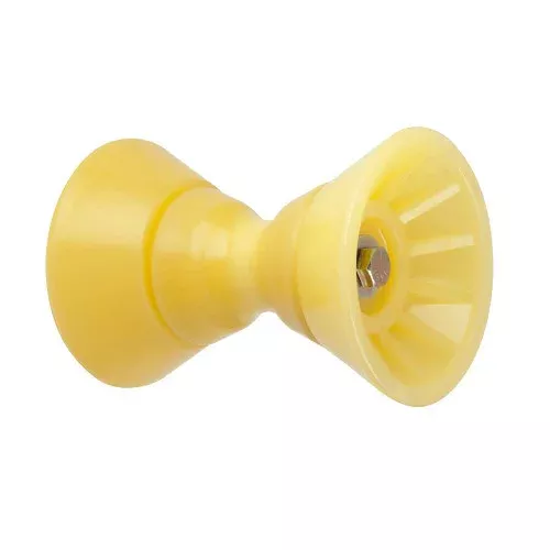 C.E. Smith 4" Bow Bell Roller Assembly - Yellow TPR | 29301