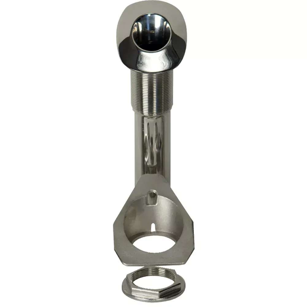 C.E. Smith 80 Series Screwless Flush Mount Rod Holder - 30 Degree - Stainless Steel - Cast Bottom - Black Liner [53688C]