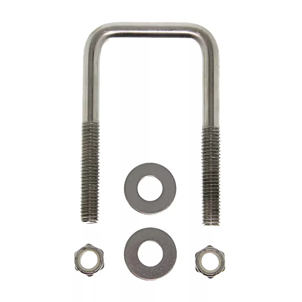 C.E. Smith Zinc U-Bolt 7/16"-14 X 3-1/8" X 3" w/WashersNuts - Square [15252A]