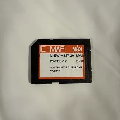 C-MAP MAX North West European Coasts W89 EW-M227 SD Card Marine Charts Mega Wide