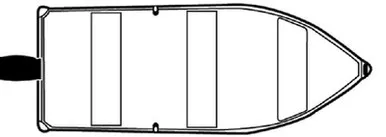 CARVER - COVERCRAFTÂ - V-HULL FISHING/JON BOAT/DRIFT BOAT/ V-HULL NARROW BASS BOAT - Centerline: 14'-16' Beam: 78"