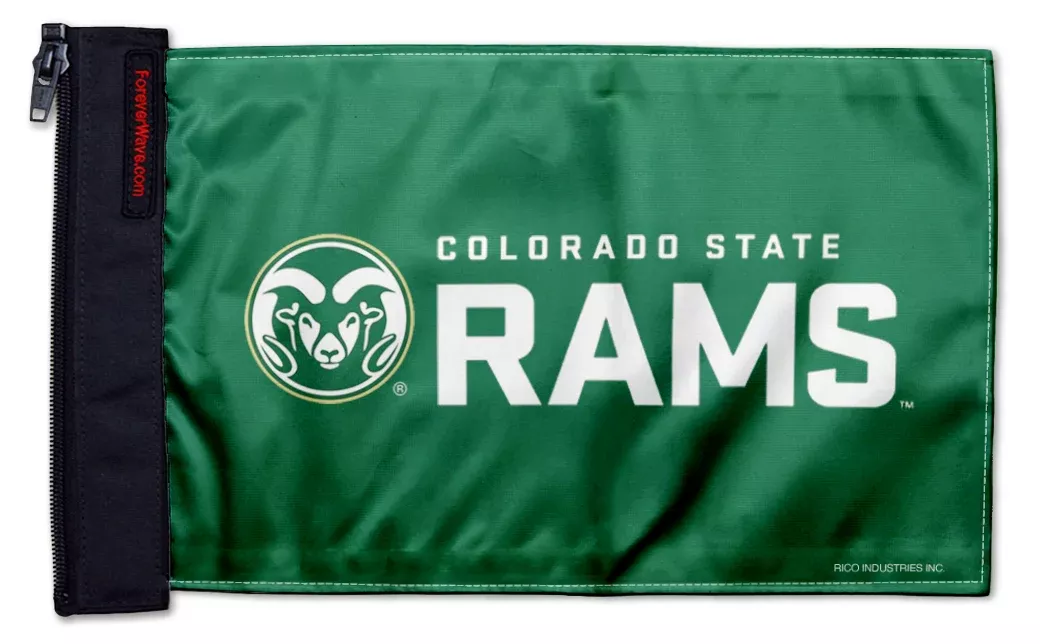 Colorado State 11"x17" Forever Wave Flag for Jeep Wrangler JL 2-Door 2018-Present