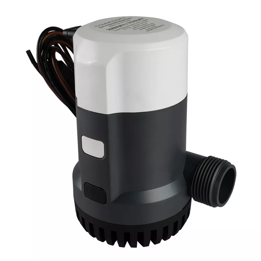 Commodore 2000 GPH Automatic AMP Sensor Bilge Pump – 12V
