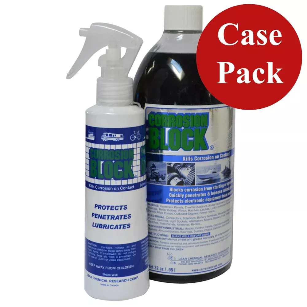 Corrosion Block 32oz Bottle with Pump - Non-Hazmat, Non-FlammableNon-Toxic *Case of 4* [20032CASE]