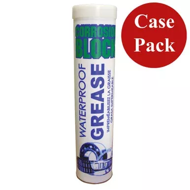 Corrosion Block High Performance Waterproof Grease - 14oz Cartridge - Non-Hazmat, Non-FlammableNon-Toxic *Case of 10* [25014CASE]