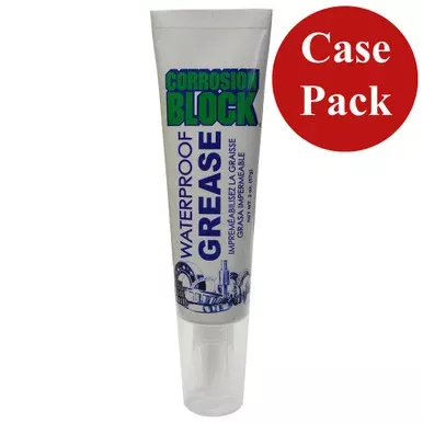 Corrosion Block High Performance Waterproof Grease - 2oz Tube - Non-Hazmat, Non-FlammableNon-Toxic *Case of 24* [25002CASE]