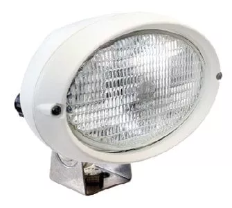 DECK FLOOD OVAL 100 WHT 12V