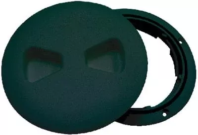 DESIGNER DECK PLATE 6" BLACK