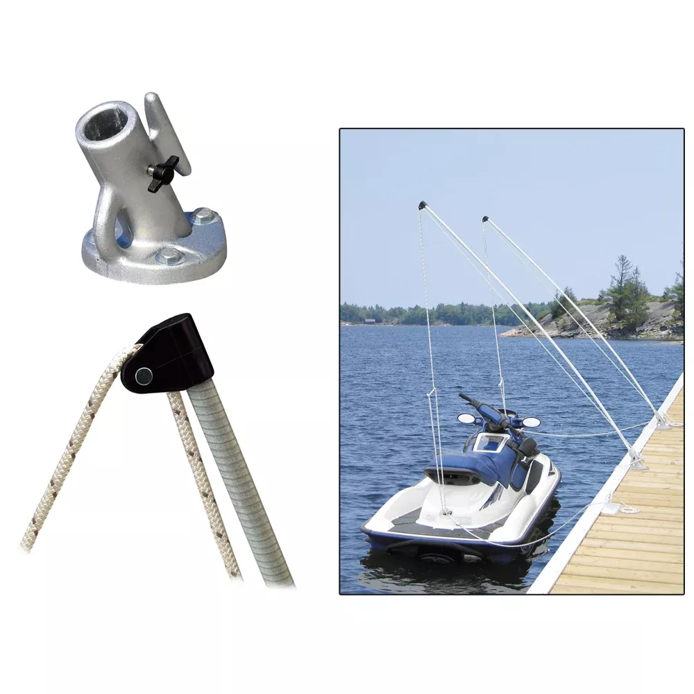 Dock Edge Economy Mooring Whips 8ft 2000 LBS up to 18ft | 3100-F