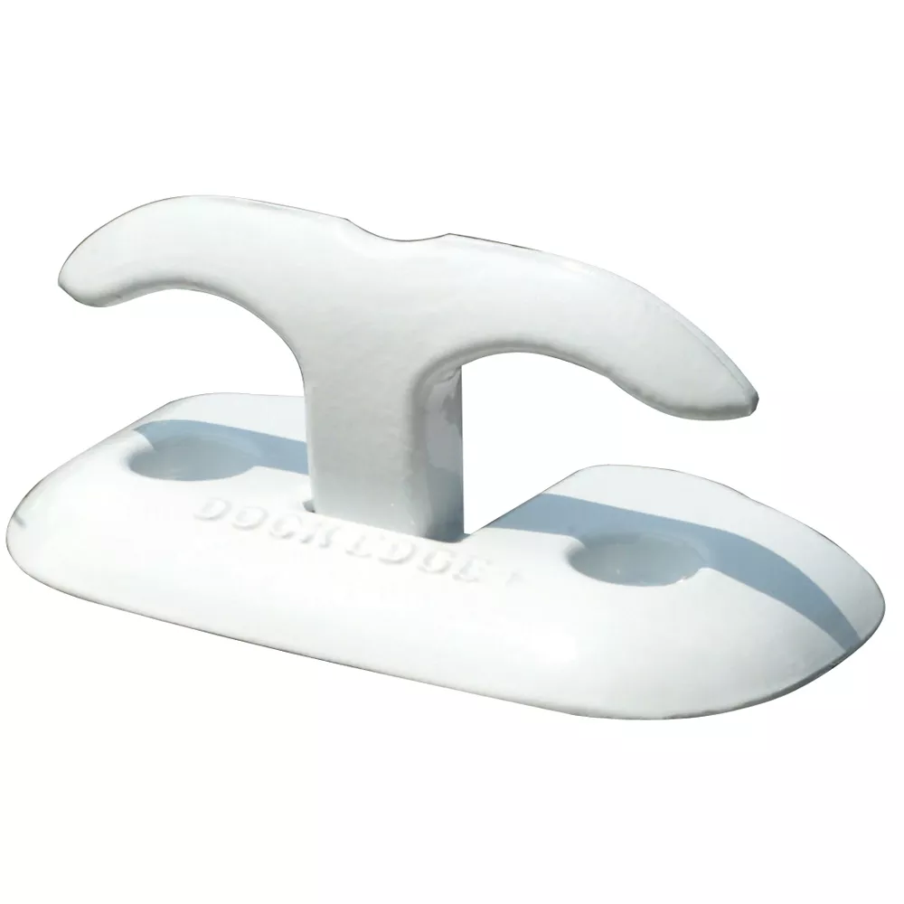 Dock Edge Flip Up Dock Cleat 6″ White