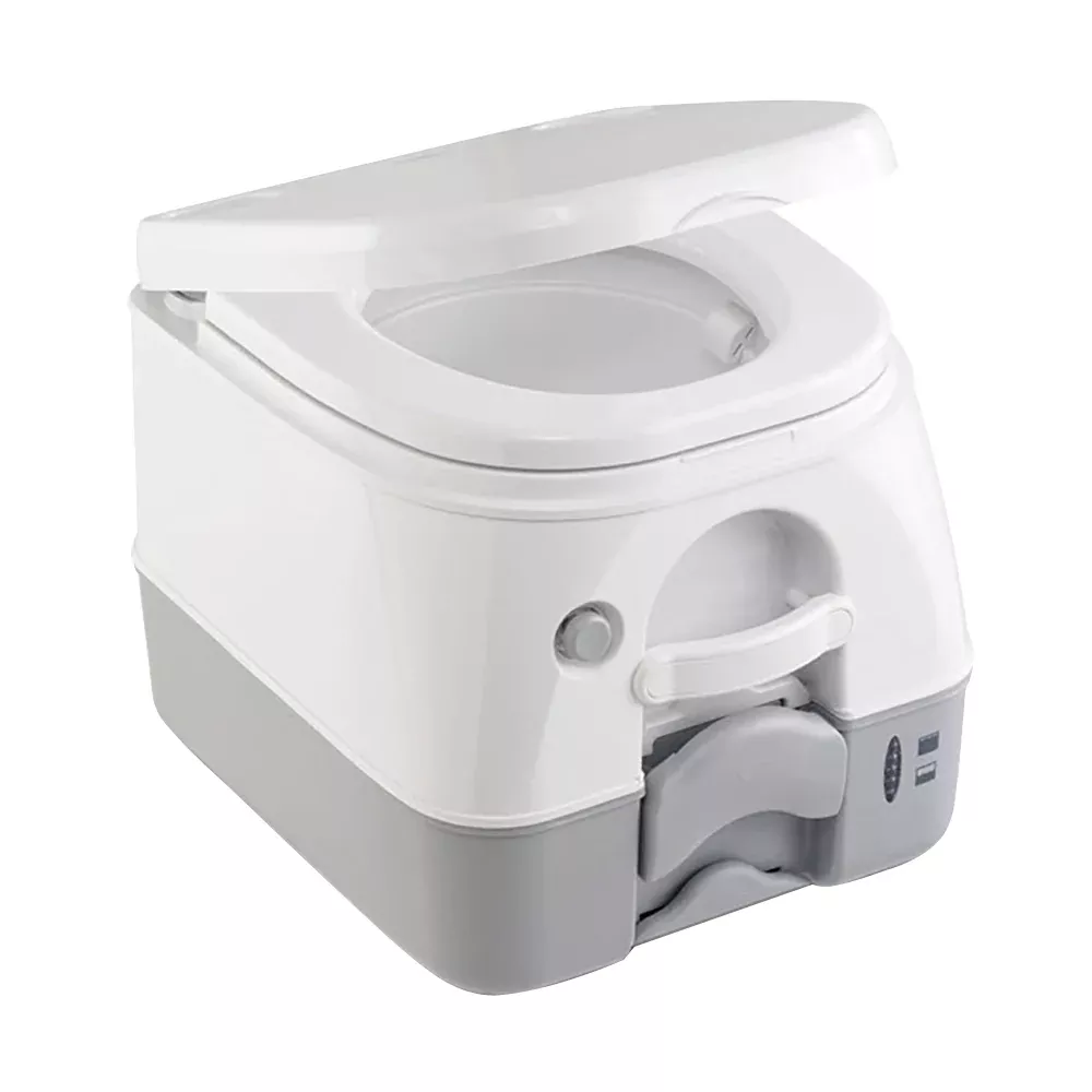 Dometic 974 MSD Portable Toilet w/Mounting Brackets - 2.6 Gallon - Grey | 301197406
