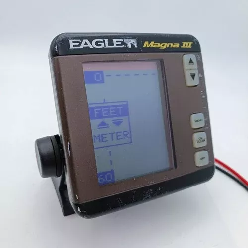 EAGLE LOWRANCE Magna 3 Fishfinder Sonar Depth Sounder FishMark Fish Finder III