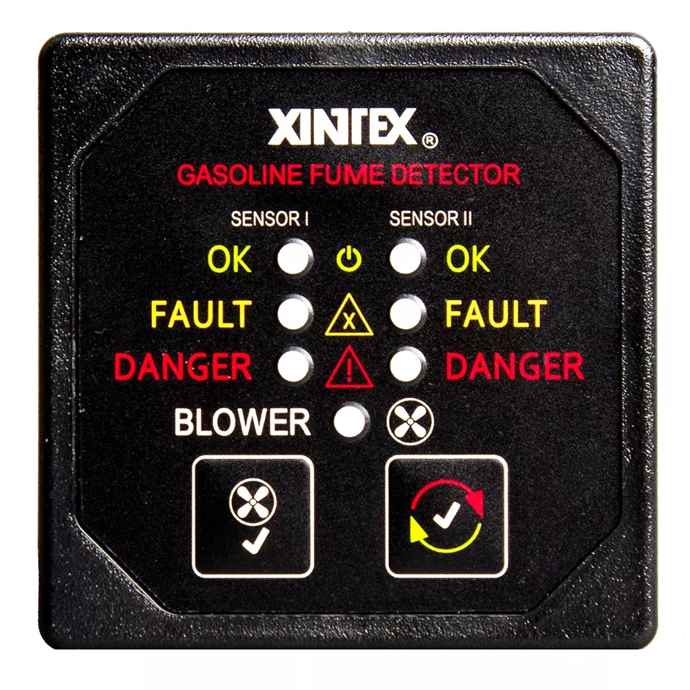Fireboy-Xintex Gasoline Fume Detector w /Dual ChannelBlower Control - 12 /24V [G-2BB-R]