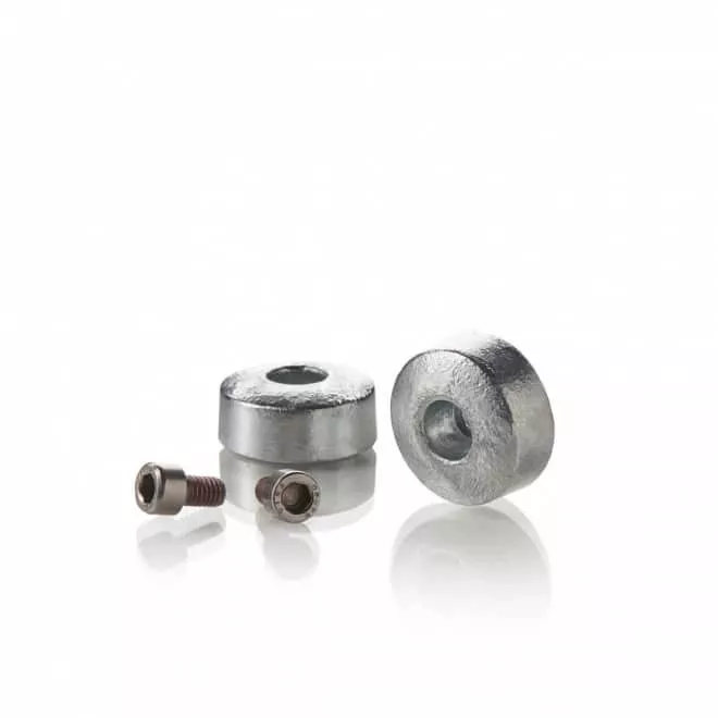 Flexofold Zinc Anodes -118AL Aluminum for Saildrive 2-Blade Propellers