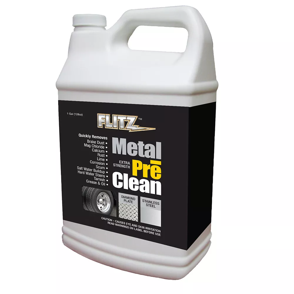 Flitz Metal Pre-Clean – All Metals Including Stainless Steel – Gallon Refill