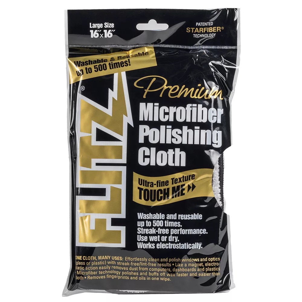 Flitz Microfiber Polishing Cloth – 16″ x 16″ – Single Bag