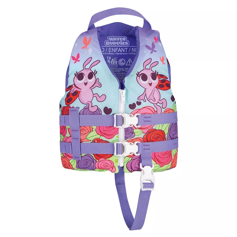 Full Throttle Water Buddies Life Vest – Child 30-50lbs – Ladybug