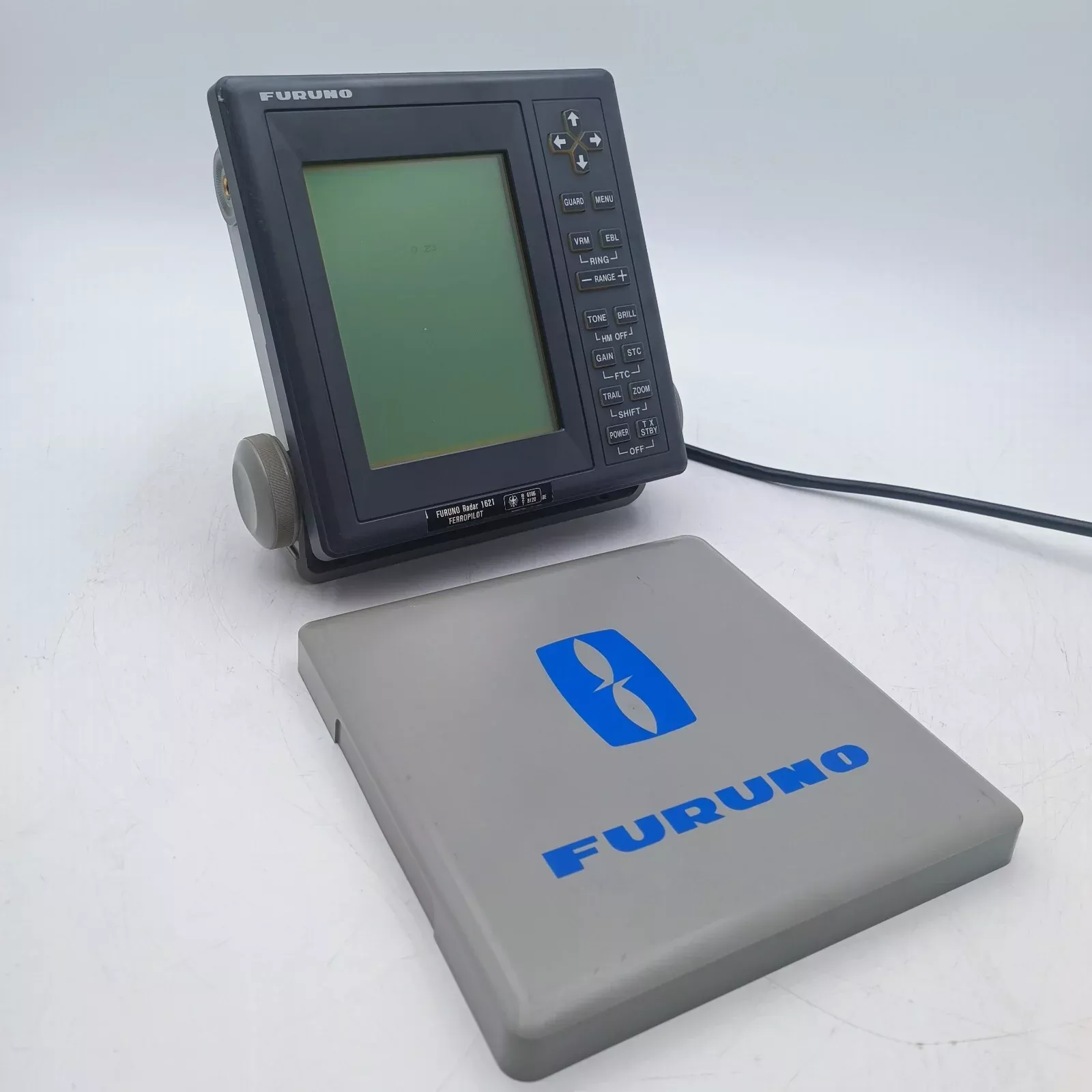Furuno 1621 RDP-105 Marine Radar Display Unit W/Mounting Bracket and Sun Cover