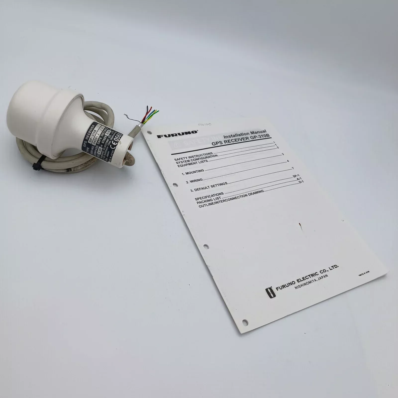 Furuno GPS Antenna Receiver GP-310B GP310B GP 310B f/ Navnet VX1 VX2 3D