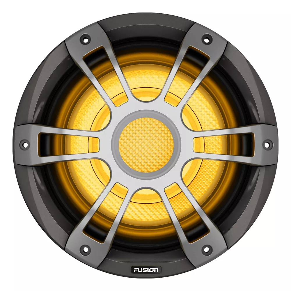 Fusion Signature Series 3i 10″ CRGBW Sports Subwoofer – Grey
