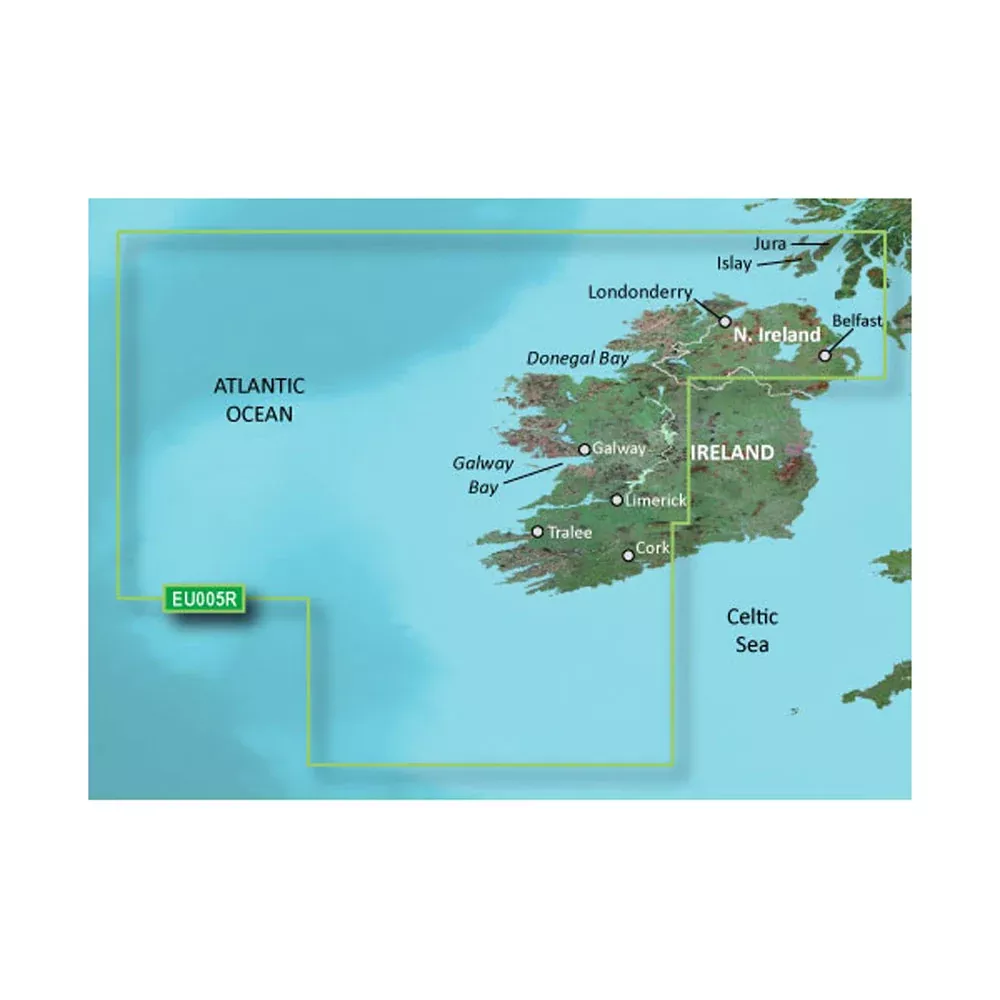 Garmin BlueChart g3 HD - HEU005R - Ireland, West Coast - microSD™/SD | 010-C0764-20