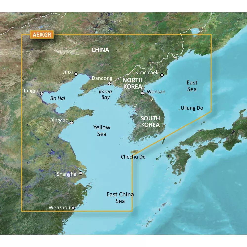 Garmin BlueChart g3 HD - HXAE002R - Yellow Sea - microSD™/SD | 010-C0877-20