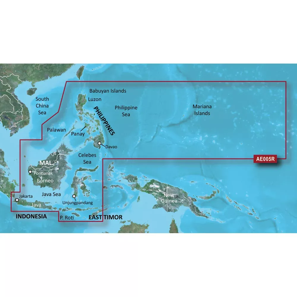 Garmin BlueChart g3 HD - HXAE005R - Phillippines - Java - Mariana Islands - microSD™/SD | 010-C0880-20