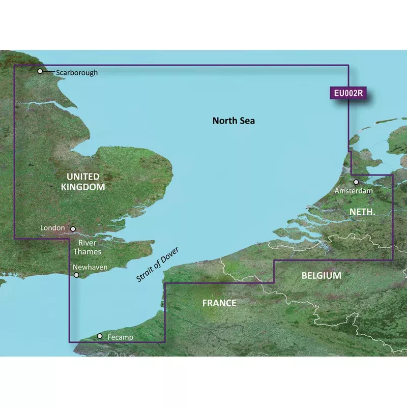 Garmin BlueChart g3 HD - HXEU002R - Dover to Amsterdam & England Southeast - microSD™/SD | 010-C0761-20