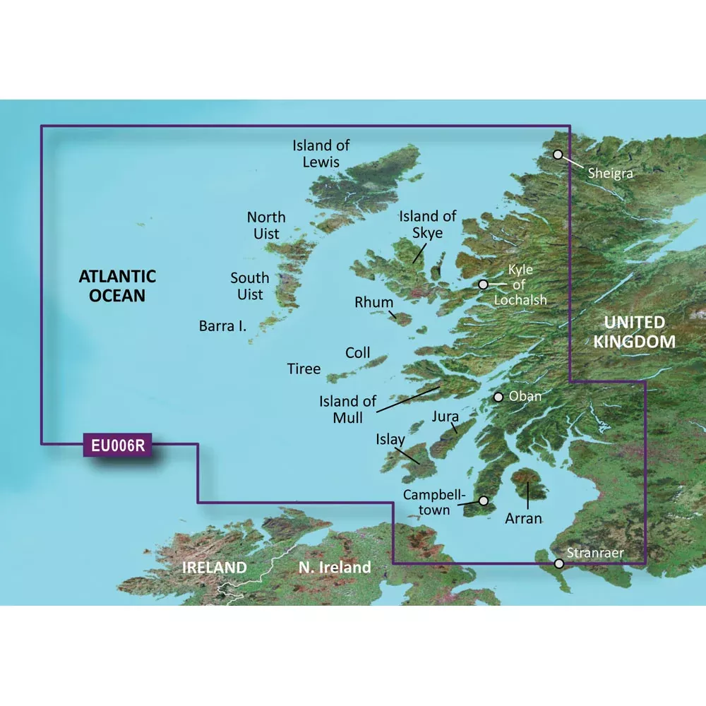 Garmin BlueChart g3 HD - HXEU006R - Scotland West Coast - microSD™/SD | 010-C0765-20