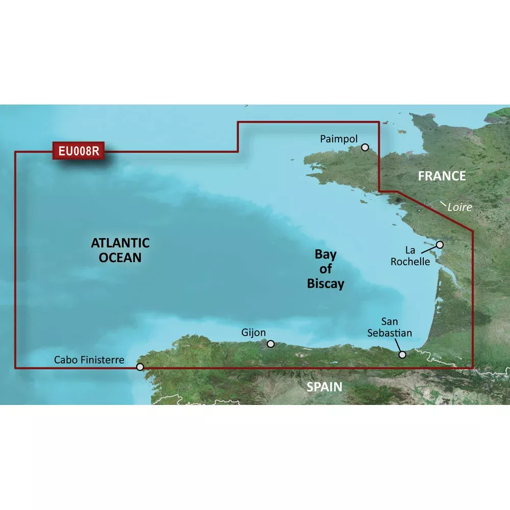 Garmin BlueChart g3 HD - HXEU008R - Bay of Biscay - microSD™/SD | 010-C0766-20