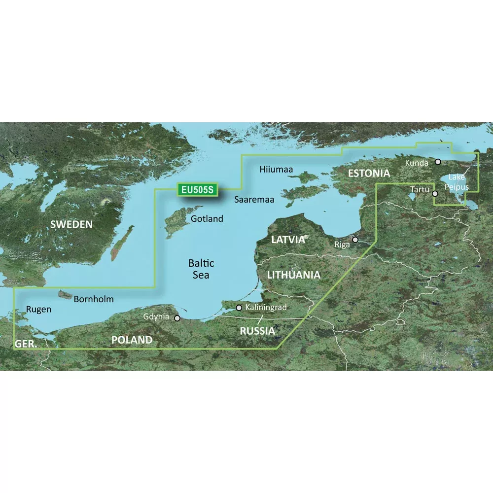 Garmin BlueChart g3 HD - HXEU065R - Baltic Sea East Coast - microSD™/SD | 010-C0849-20