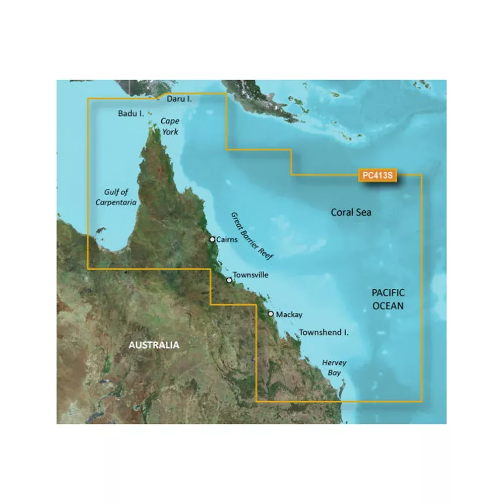 Garmin BlueChart g3 HD - HXPC413S - Mornington Island - Hervey Bay - microSD™/SD | 010-C0871-20