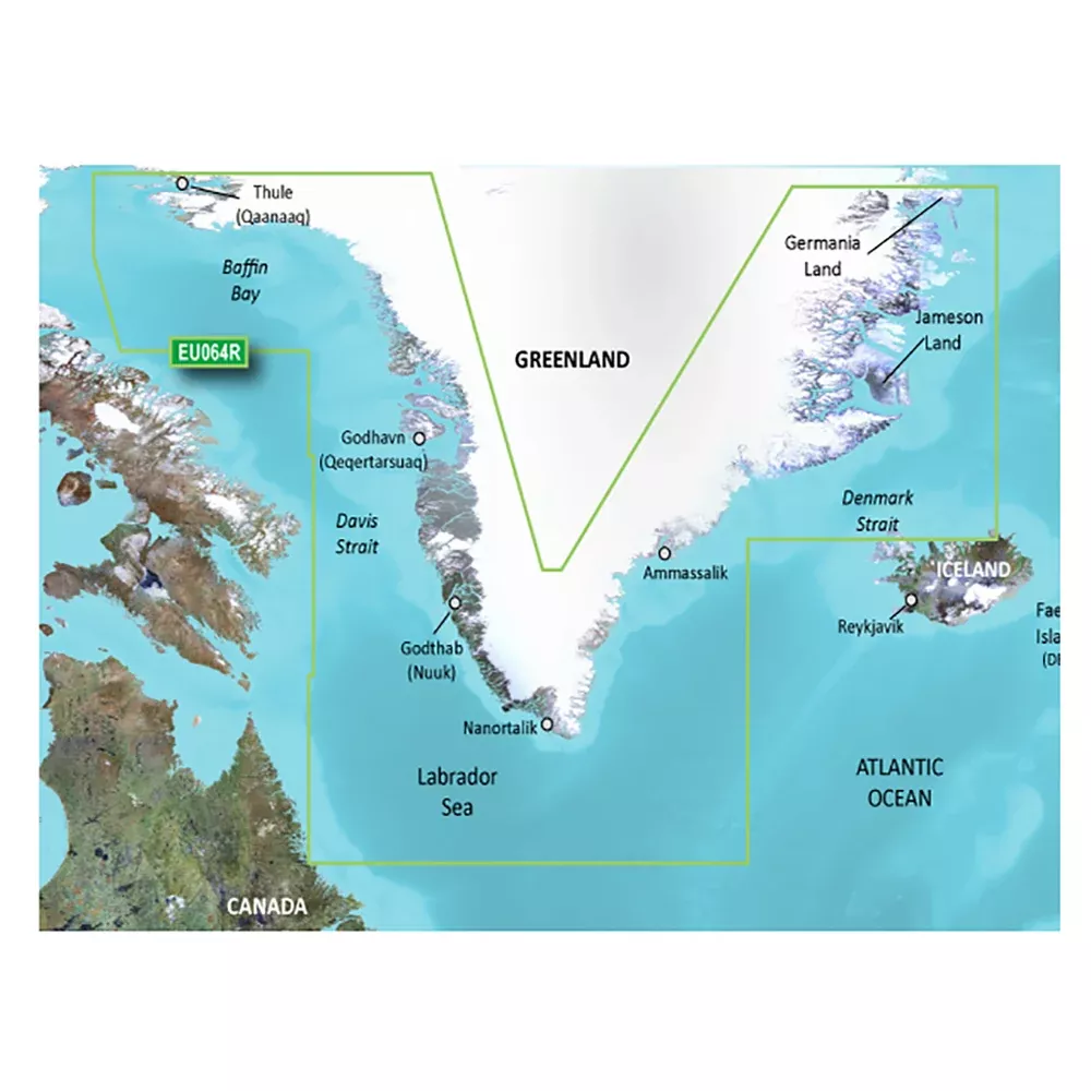 Garmin BlueChart g3 Vision HD - VEU064R - Greenland - microSD™/SD | 010-C1001-00