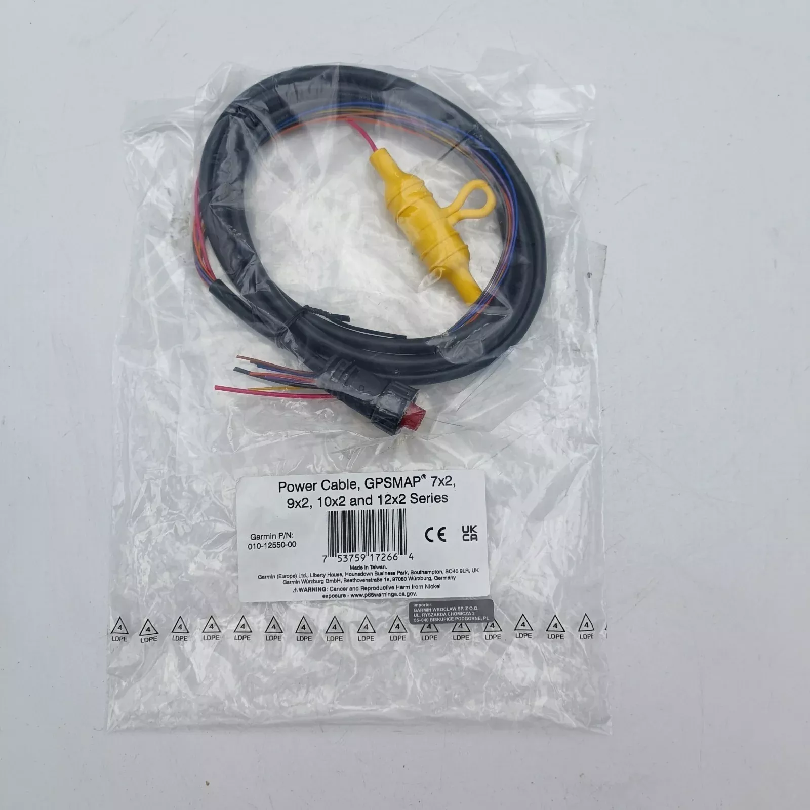 Garmin GPSMAP 7x2 10x2 12x2 Chartplotter POWER CABLE 010-12550-00 Sonar Radar