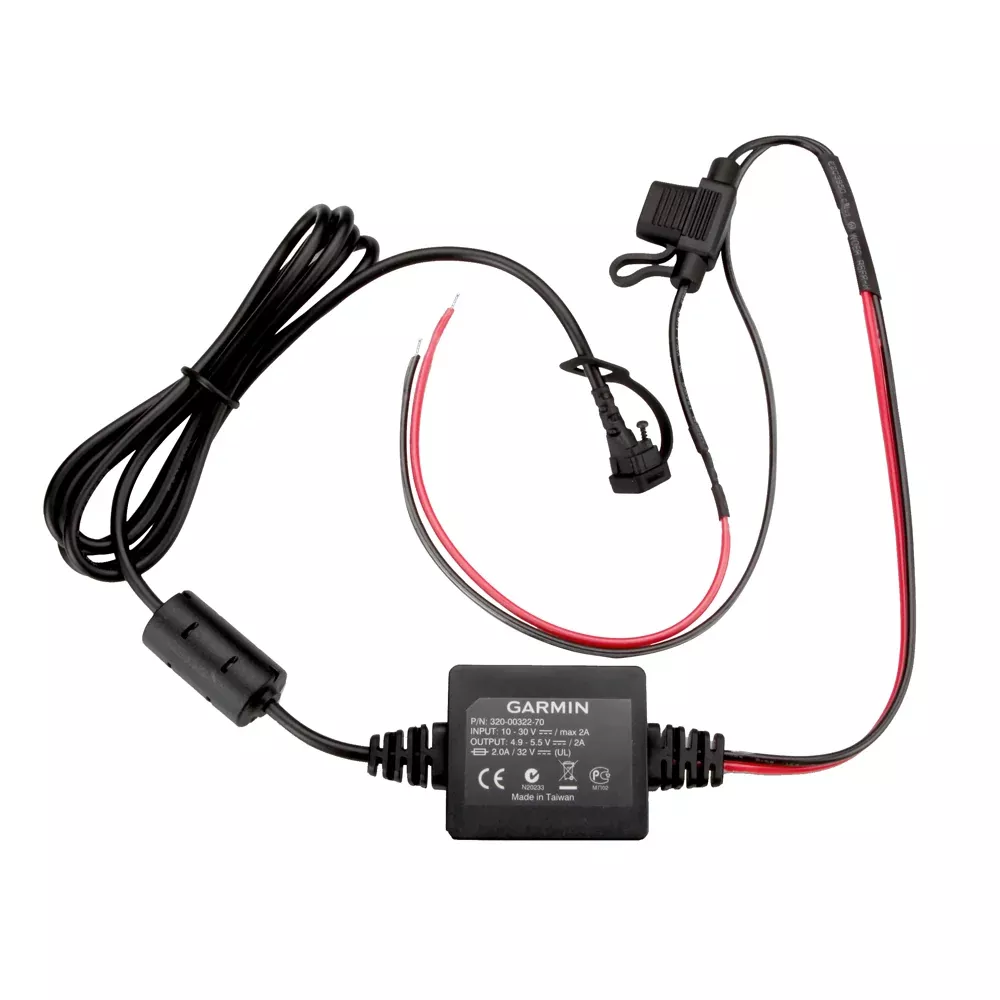 Garmin Motorcycle Power Cord f/zūmo 350LM | 010-11843-01
