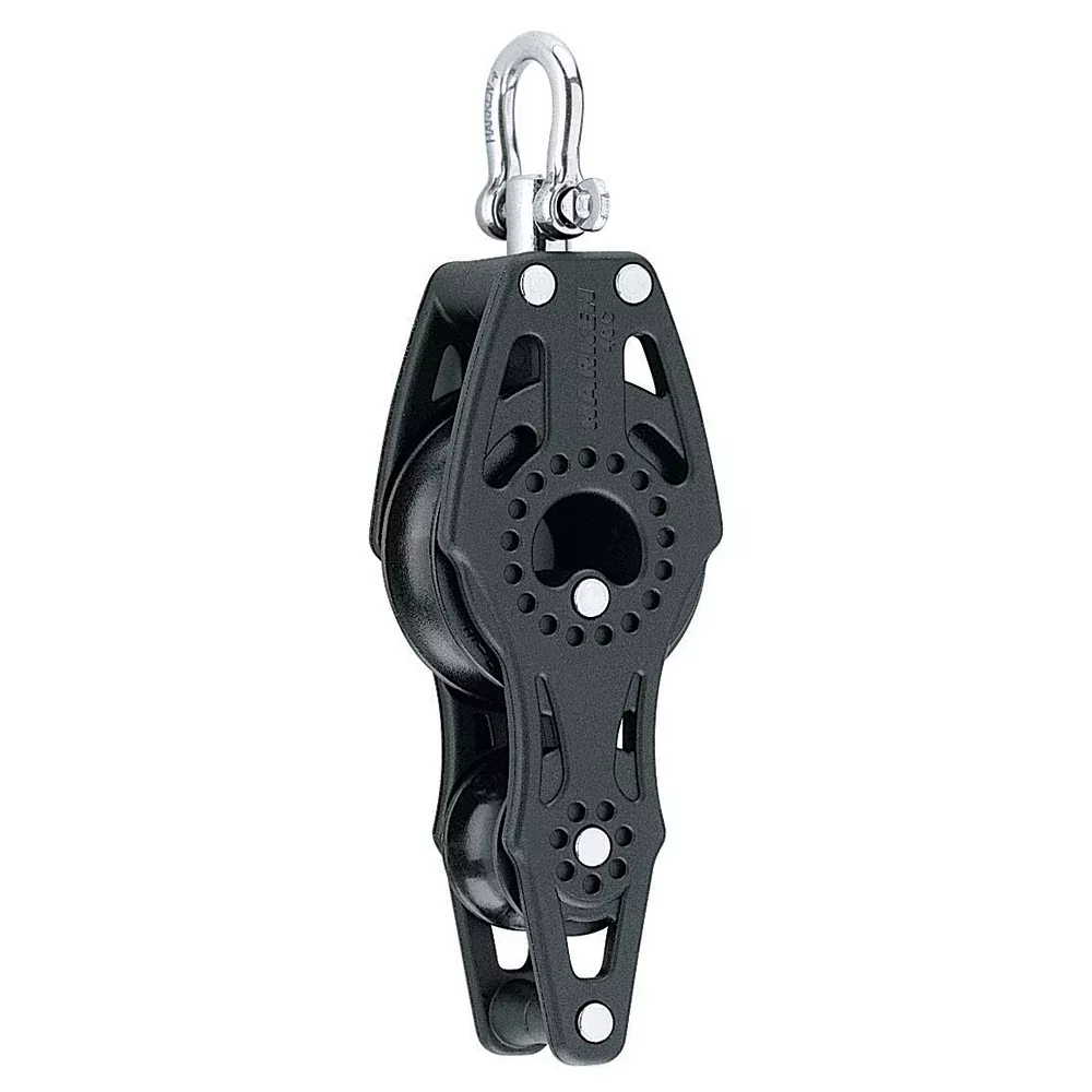 Harken 40mm Carbo Air Fiddle Block w/SwivelBecket