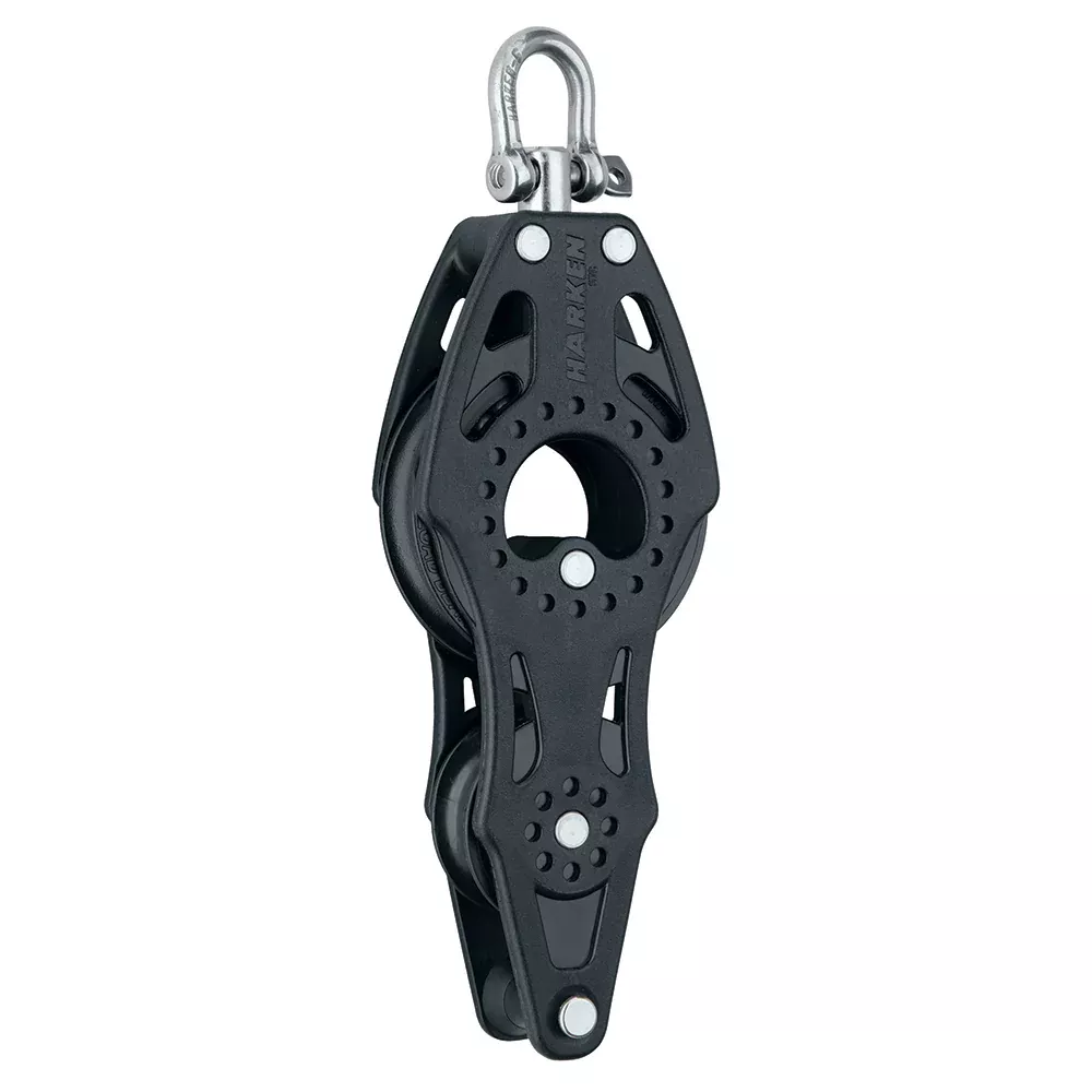 Harken 57mm Carbo Air Fiddle Block w/SwivelBecket
