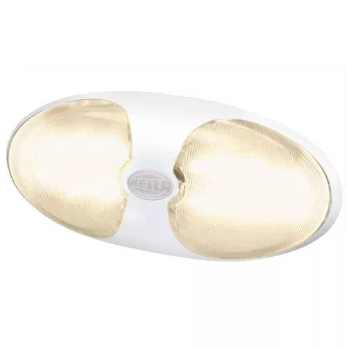 Hella Marine DuraLED 12 Interior /Exterior Lamp - Warm White LED - White Housing [959700701]