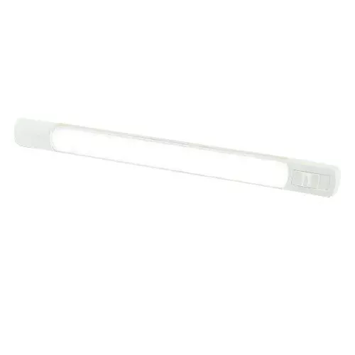 Hella Marine Surface Strip Light w /Switch - White LED - 12V [958123001]